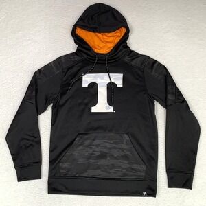 Tennessee Volunteers Hoodie Mens M Fanatics Pullover Fleece Black Camo NCAA